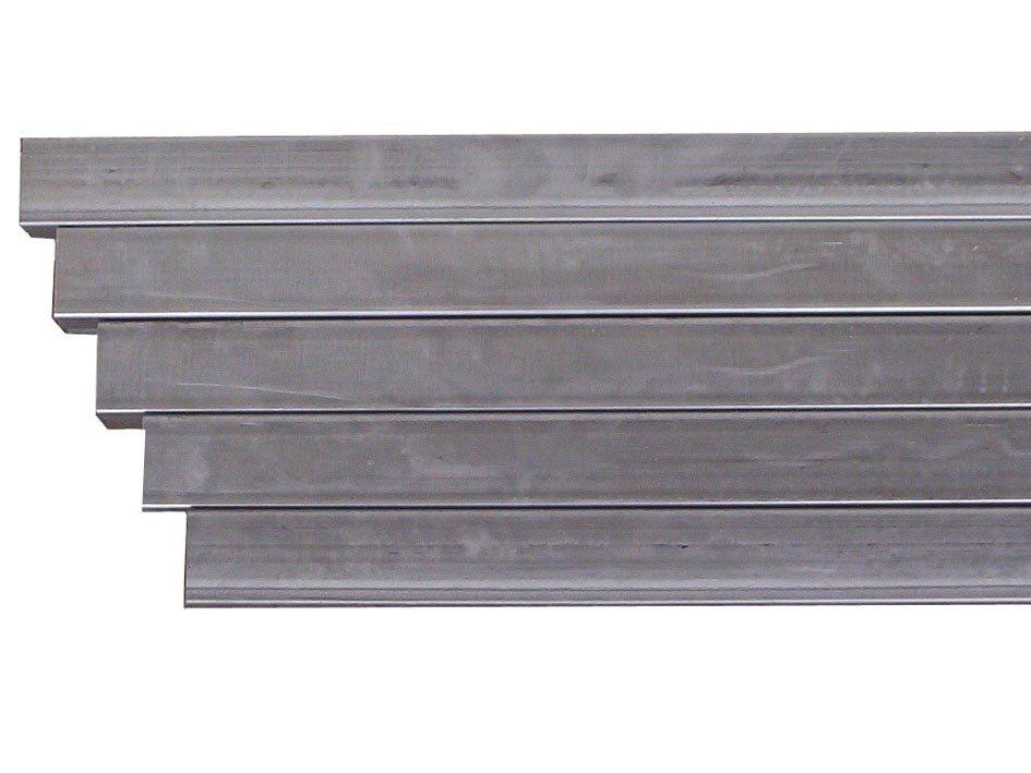 Several gray wooden planks stacked in a staggered formation against a white background.