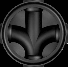Valve logo in black circular emblem.
