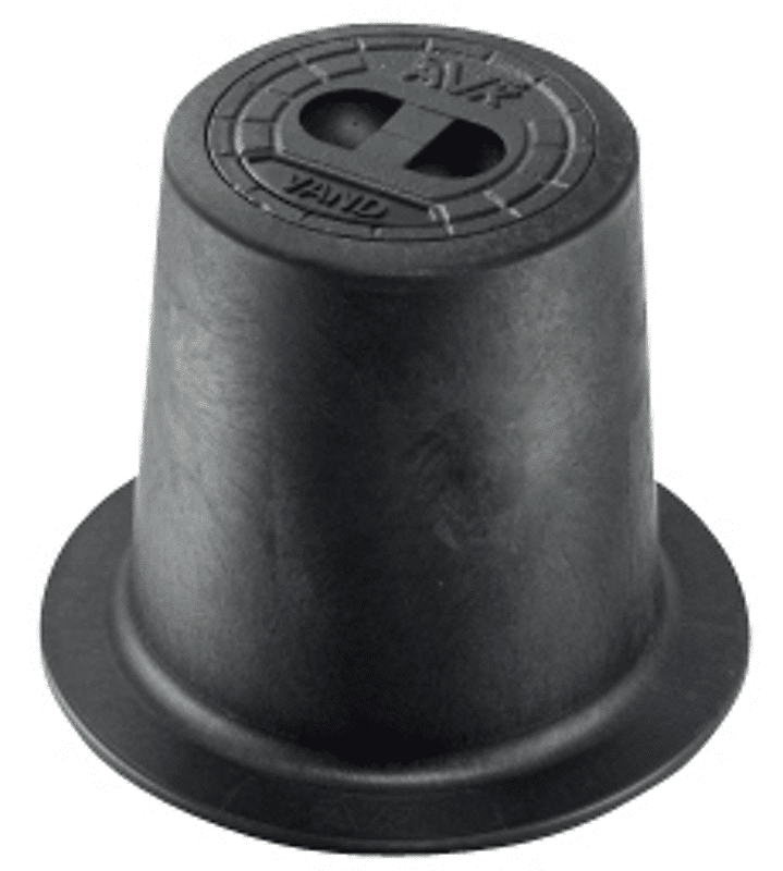 Single-use coffee capsule with a sealed lid, shown from the side on a white background