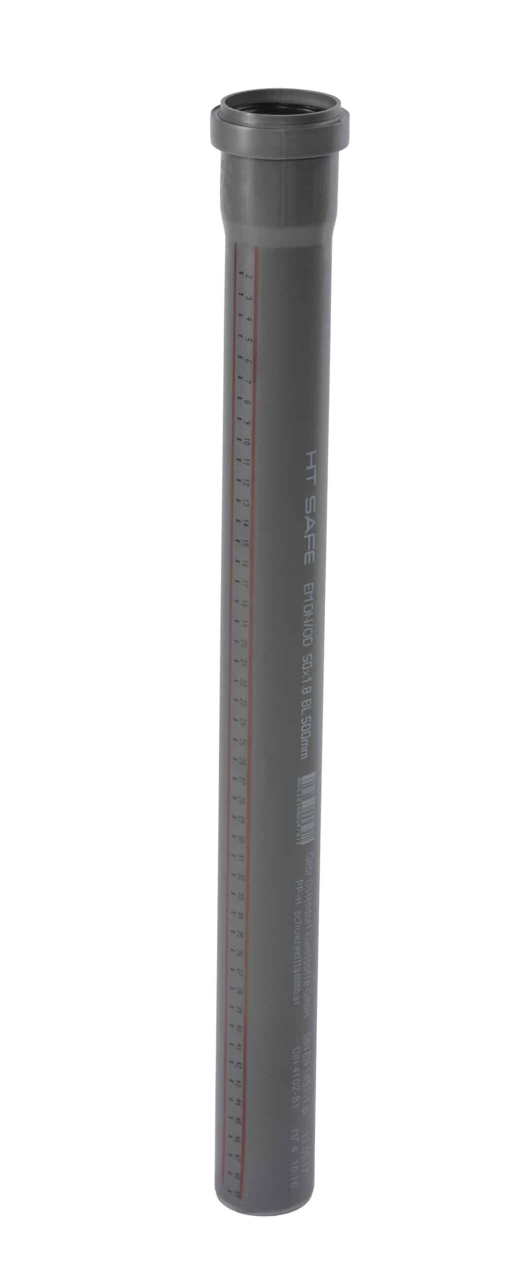 Gray cylindrical dental endodontic depth gauge with centimeter scale along its length.
