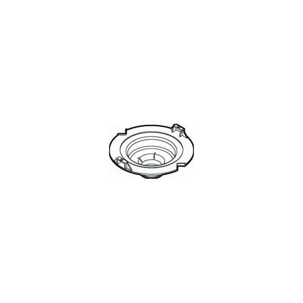 Circular recessed lighting trim with mounting tabs and notches on the edge