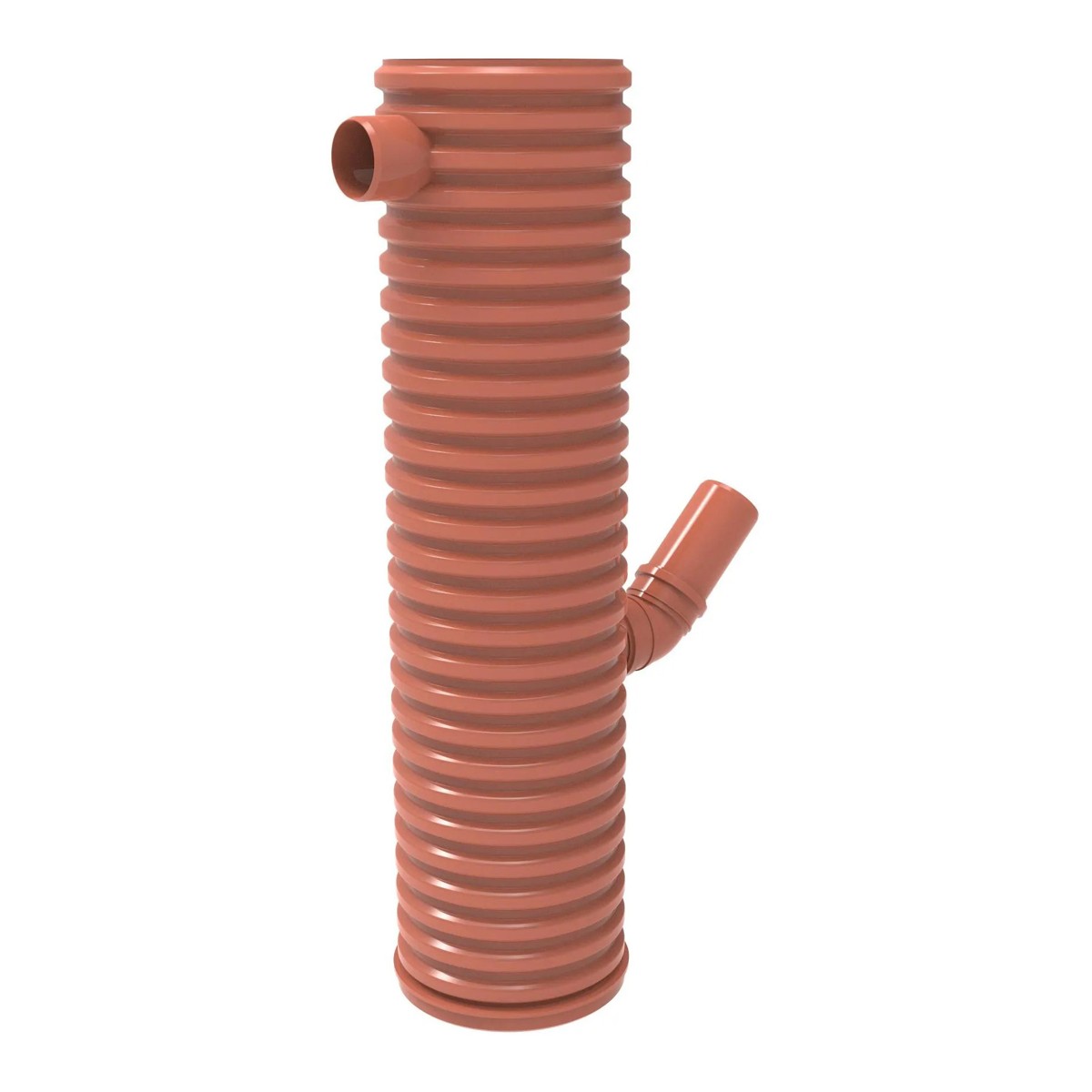 Uponor 315 x 110 mm PP-tagnedløbsbrønd med fast top, uden bøjning